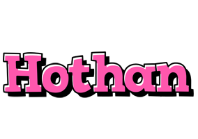 Hothan girlish logo