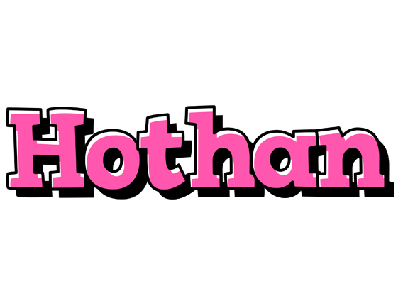 Hothan girlish logo