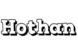 Hothan snowing logo