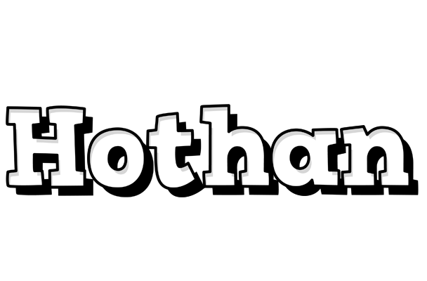 Hothan snowing logo