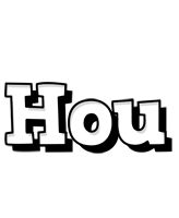 Hou snowing logo