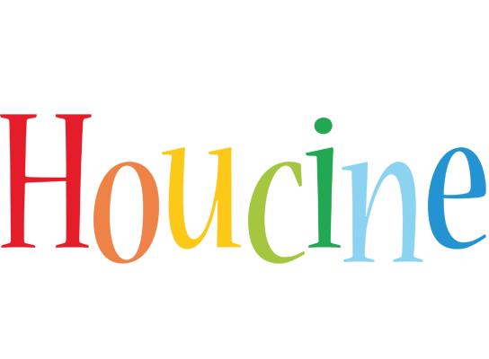 Houcine birthday logo