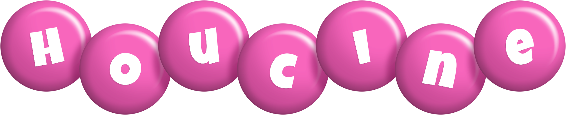 Houcine candy-pink logo