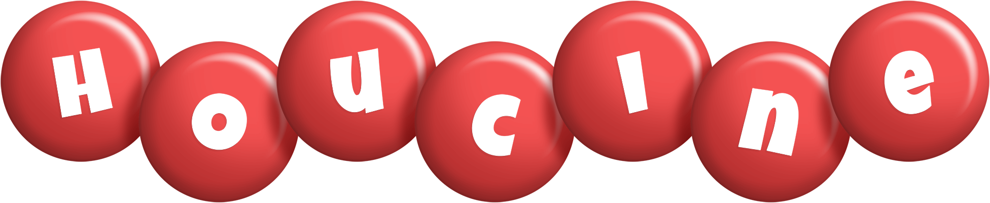 Houcine candy-red logo