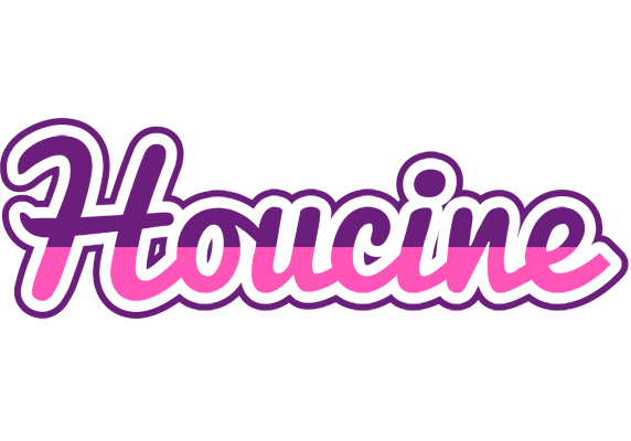 Houcine cheerful logo