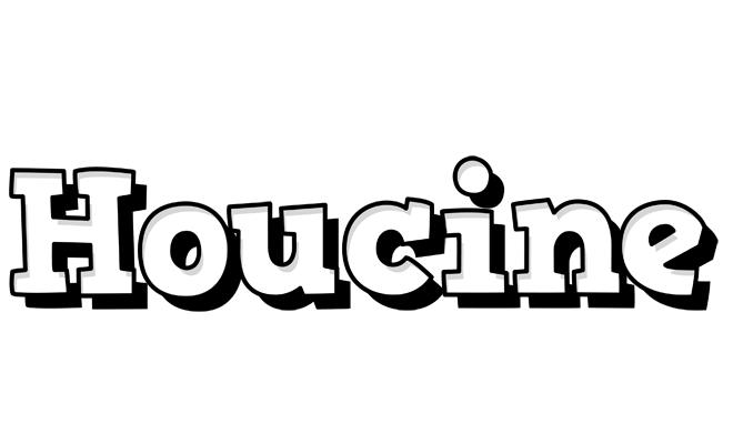Houcine snowing logo