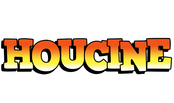 Houcine sunset logo