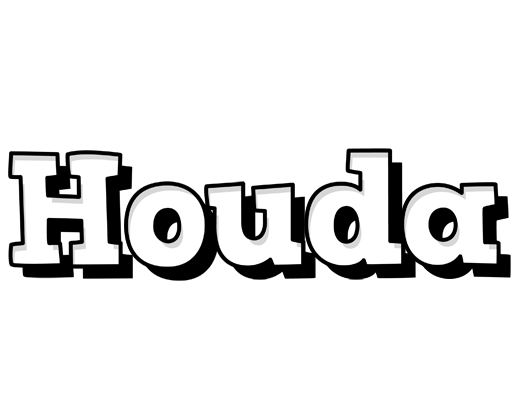 Houda snowing logo