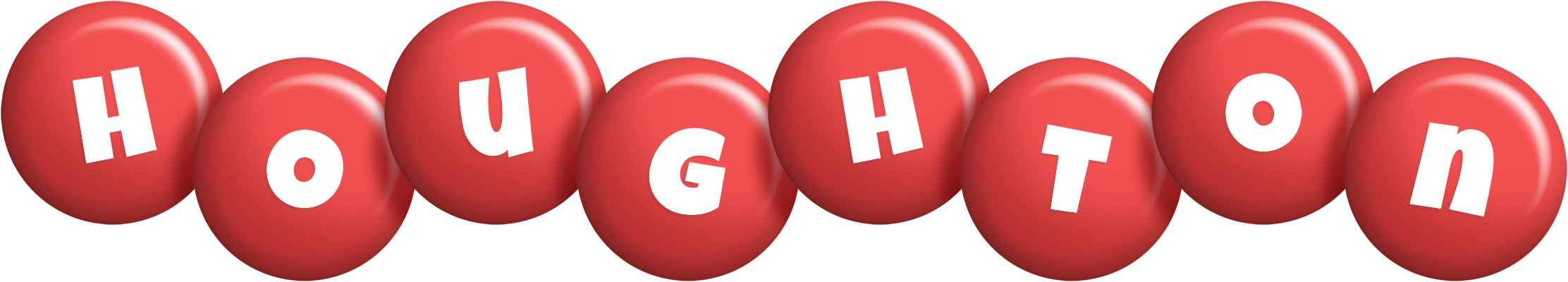 Houghton candy-red logo