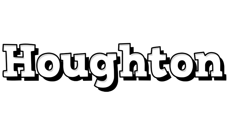 Houghton snowing logo