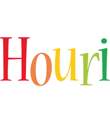 Houri birthday logo