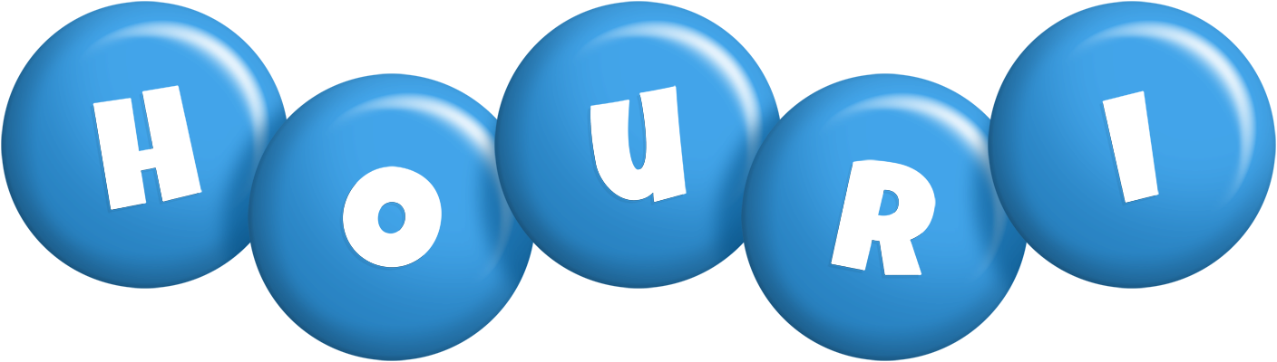 Houri candy-blue logo