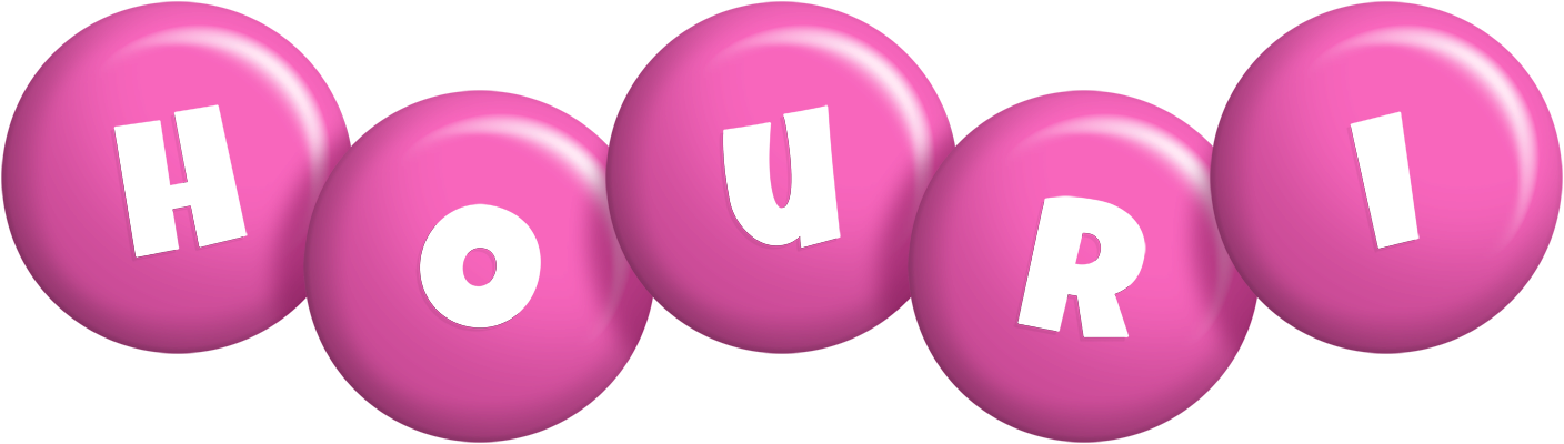 Houri candy-pink logo