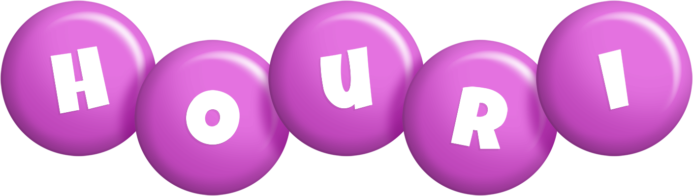 Houri candy-purple logo
