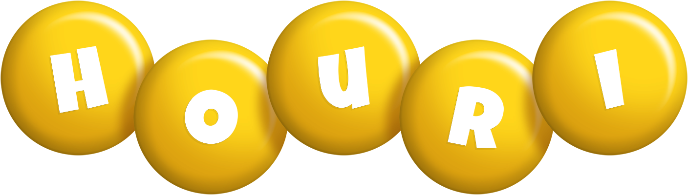 Houri candy-yellow logo