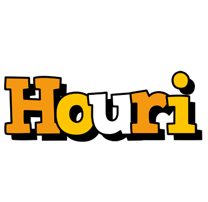 Houri cartoon logo