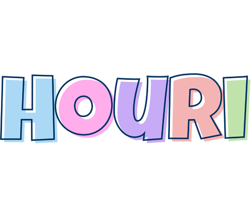 Houri pastel logo