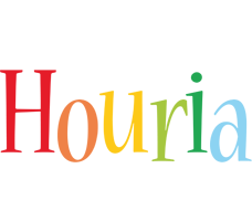 Houria birthday logo