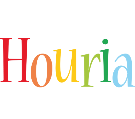 Houria birthday logo