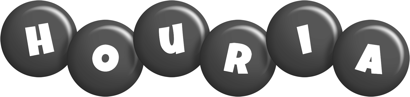 Houria candy-black logo