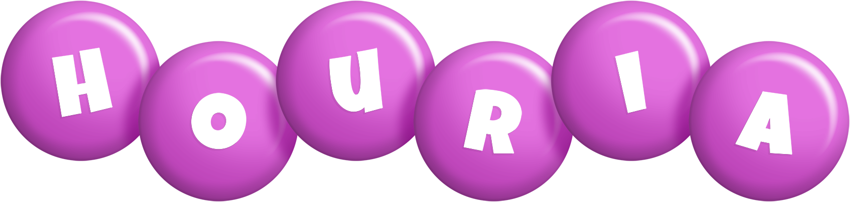 Houria candy-purple logo