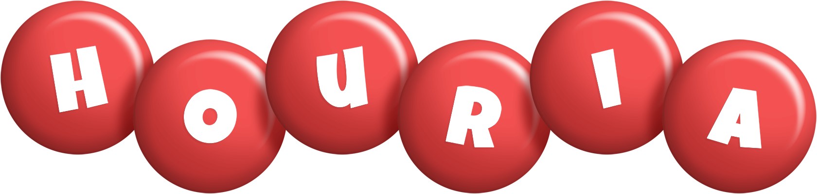 Houria candy-red logo