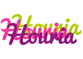 Houria flowers logo