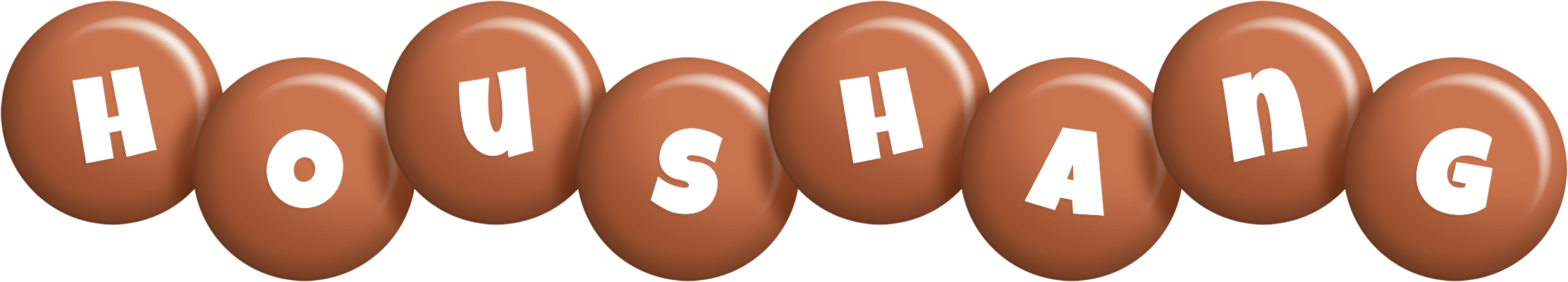 Houshang candy-brown logo