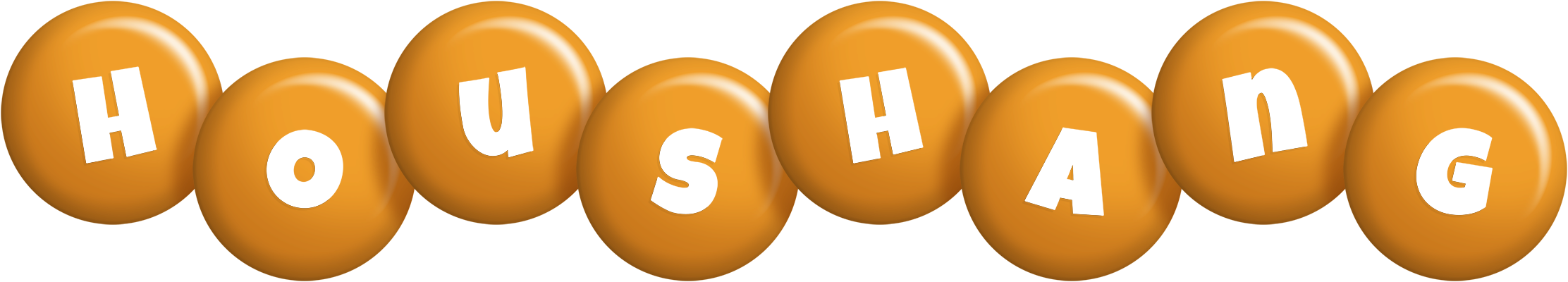 Houshang candy-orange logo