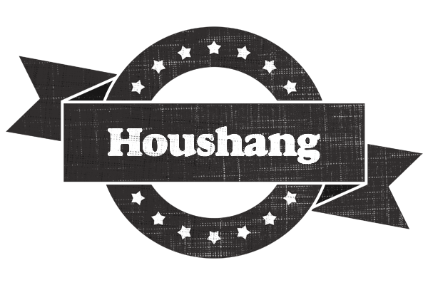 Houshang grunge logo