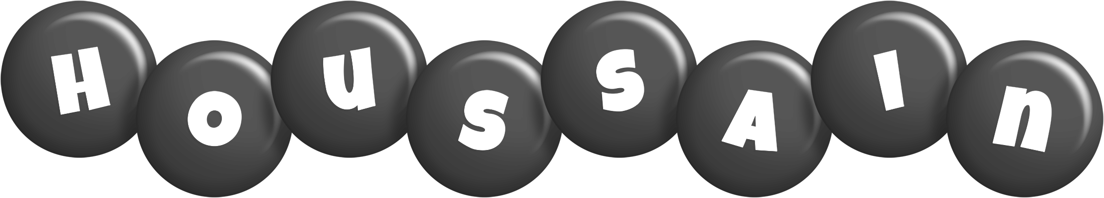 Houssain candy-black logo