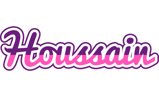 Houssain cheerful logo