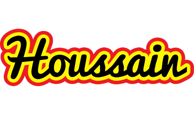 Houssain flaming logo