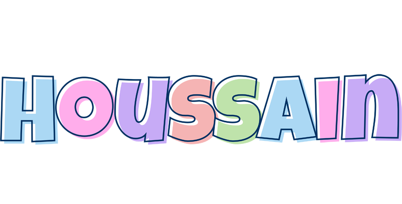 Houssain pastel logo