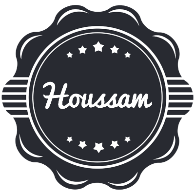 Houssam badge logo