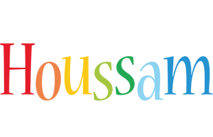 Houssam birthday logo