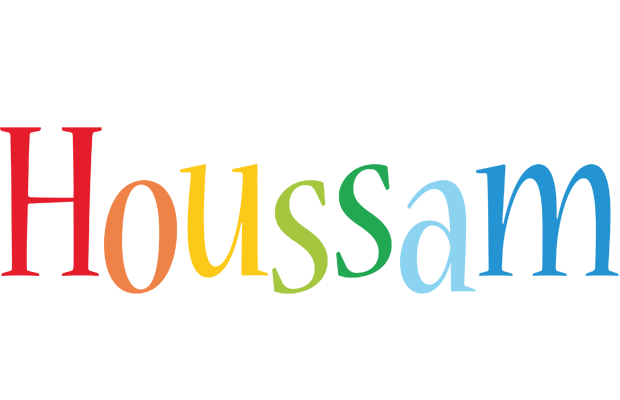 Houssam birthday logo