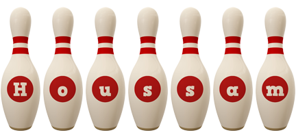 Houssam bowling-pin logo