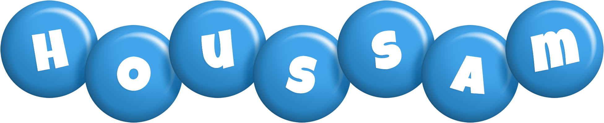 Houssam candy-blue logo