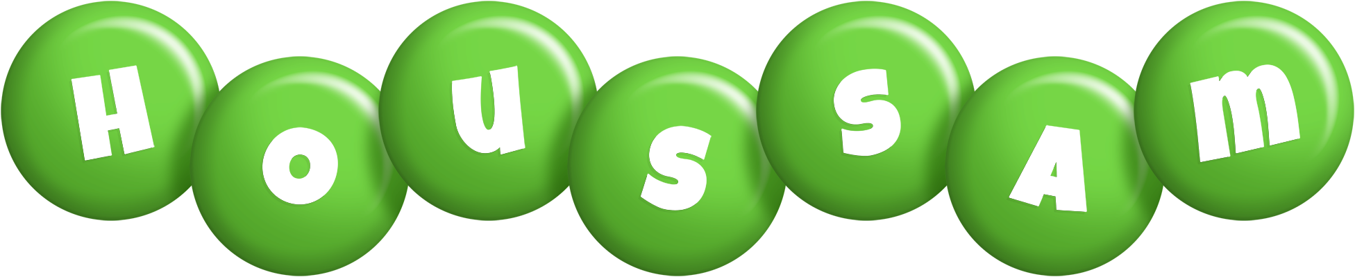 Houssam candy-green logo