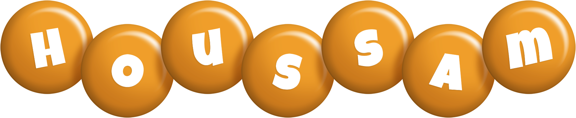 Houssam candy-orange logo