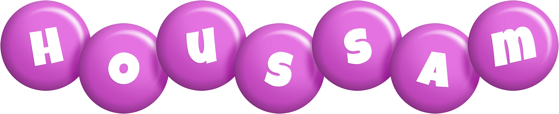 Houssam candy-purple logo