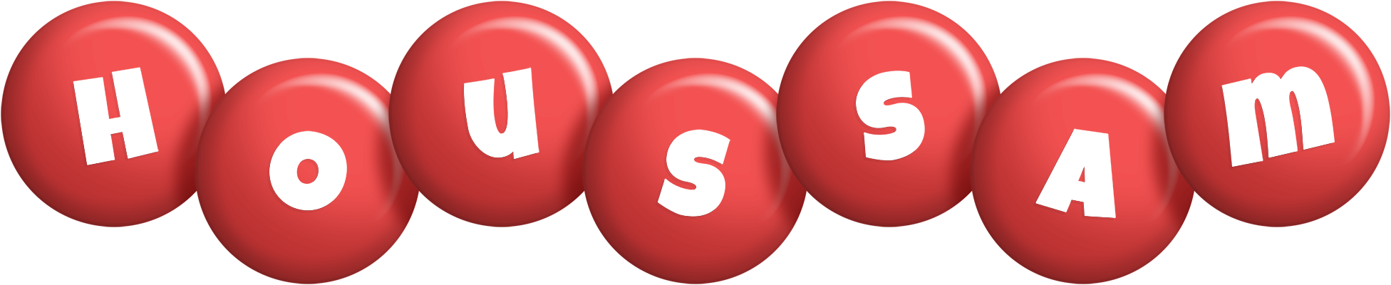 Houssam candy-red logo