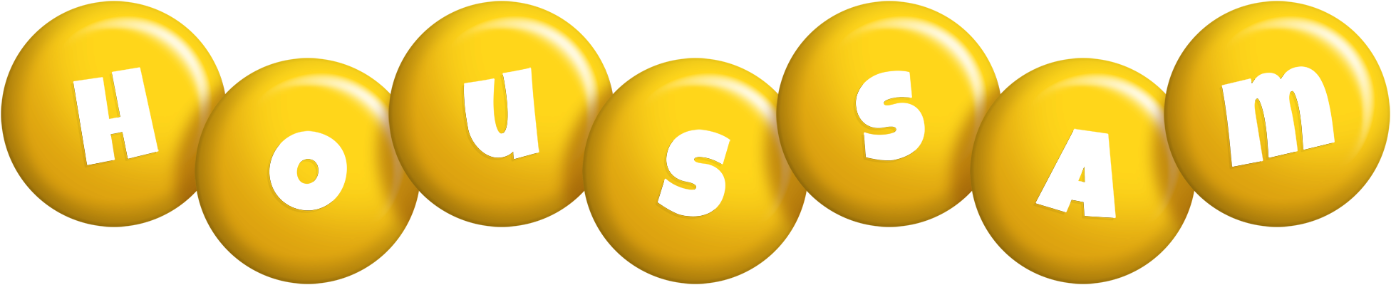 Houssam candy-yellow logo