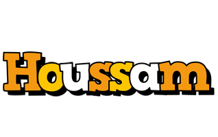 Houssam cartoon logo