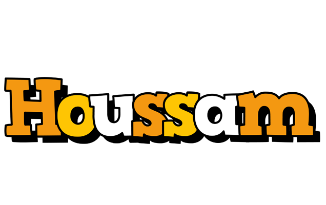 Houssam cartoon logo