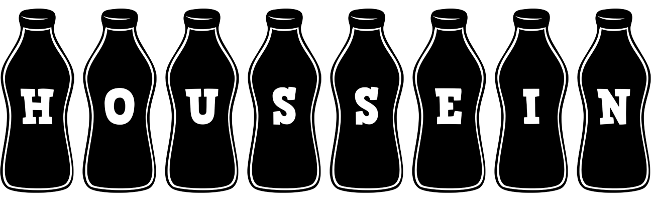 Houssein bottle logo