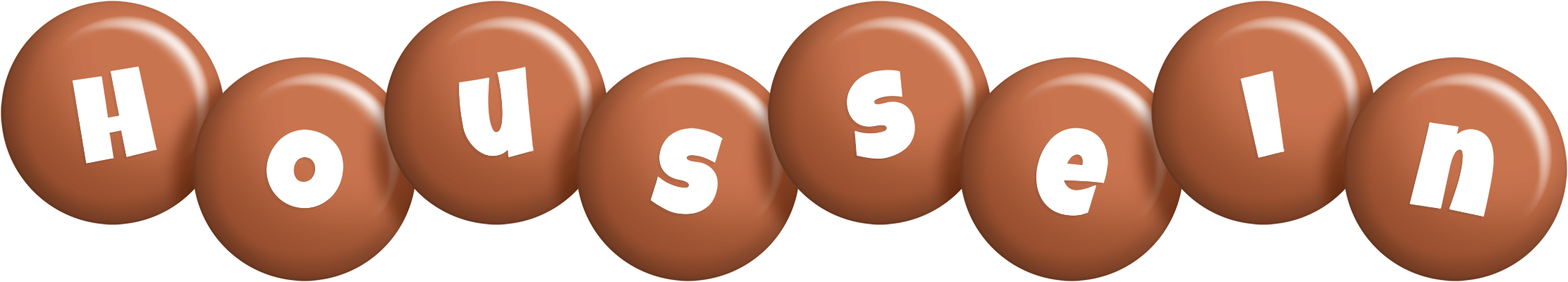 Houssein candy-brown logo