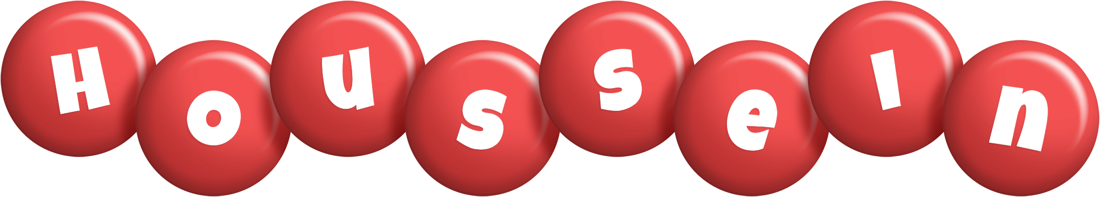 Houssein candy-red logo