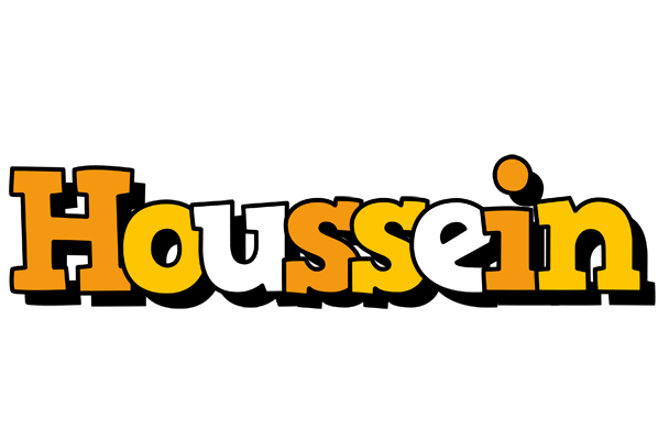Houssein cartoon logo